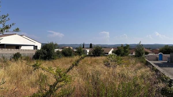 Terrain de 616 m² sur les hauteurs de Trèbes