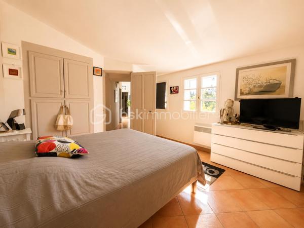🌿✨ Maison en pierre avec vue Ventoux et Dentelles de Montmirail ✨🌿

À proximité du village, tout en profitant d’un environnement calme et privilégié, découvrez cette magnifique maison en pierre entièrement rénovée, offrant environ 180 m² habitables au cœur d’un superbe jardin arboré au charme authentique.

Dès l’entrée, le charme opère avec de beaux volumes et une atmosphère chaleureuse. La maison propose un vaste espace de vie composé d’un salon, d’une salle à manger et d’une cuisine équipée, ouverts sur une très belle terrasse ombragée, idéale pour profiter des repas d’été dans un cadre paisible.

À l’étage, l’espace nuit se compose de quatre chambres dont une parentale , d’une salle de bain avec baignoire et douche, d’un grand dressing ainsi qu’un toilette indépendant.
Le jardin, véritable écrin de verdure, accueille une grande piscine parfaitement intégrée dans l’environnement, invitant à la détente et à la douceur de vivre provençale.

La dépendance, pleine de charme, offre un espace indépendant idéal pour recevoir famille et amis ou envisager une activité complémentaire.
Elle se compose d’un agréable coin nuit, d’une petite cuisine fonctionnelle, d’un espace salle d’eau avec toilettes, le tout sublimé par de magnifiques fenêtres esprit verrière en fer forgé apportant beaucoup de cachet et une belle luminosité.

Les prestations complètent parfaitement ce bien rare :
 Piscine
 Terrasse ombragée
 Deux garages
 Un bureau
 Une buanderie
 Cheminée, poêle à granules, climatisation. 

🌿 Un véritable havre de paix alliant authenticité, confort et douceur de vivre, idéal pour les amoureux de la Provence et des belles demeures de caractère.
                            Coup de cœur assuré – À découvrir sans tarder.