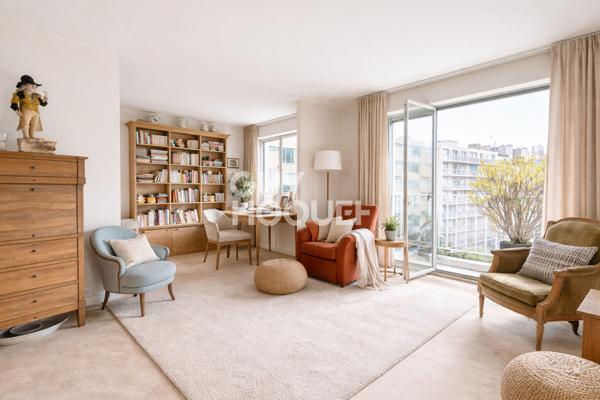 75015 GEORGE BRASSENS - 3 Pièces 2 Chambres 63M² - Dernier étage - Balcon