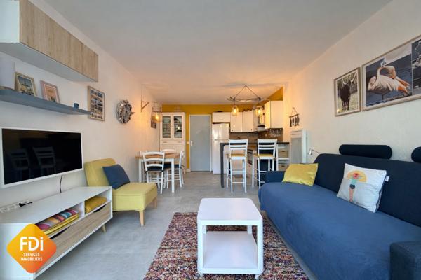 PORT CAMARGUE - PLAGE SUD - STUDIO TRIPLE CABINE EN REZ-DE-J