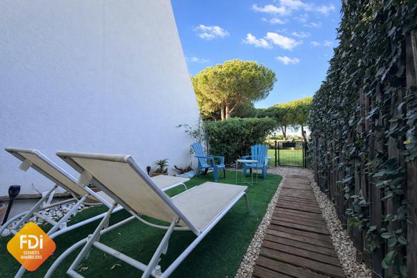 PORT CAMARGUE - PLAGE SUD - STUDIO TRIPLE CABINE EN REZ-DE-J