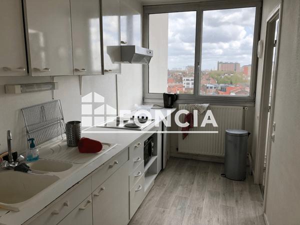 Location Appartement meublé 3 pièces 62.14 m² - 49 A 59 RUE BONTE POLLET Lille 59000