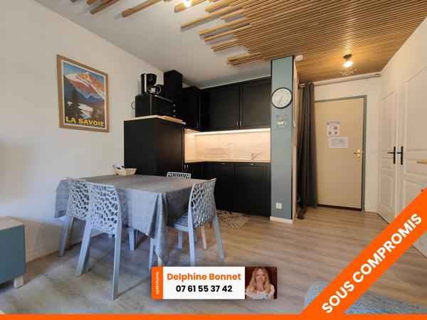 Centre station Valfréjus, 2P 26 m2 avec balcon entièrement rénové