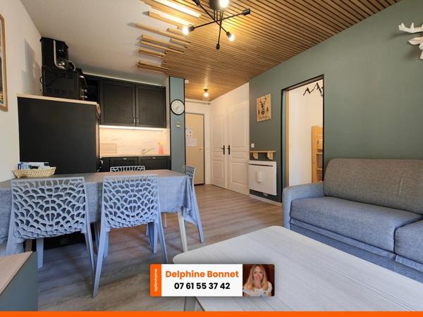 Centre station Valfréjus, 2P 26 m2 avec balcon entièrement rénové
