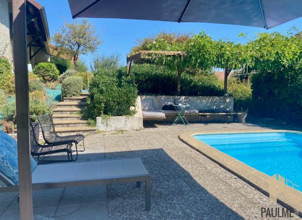 Sergy (01630) EXCLUSIVITÉ – MAISON INDIVIDUELLE 5 CHAMBRES AVEC PISCINE – TERRAIN 1300 m² – SERGY – PROCHE GENÈVE