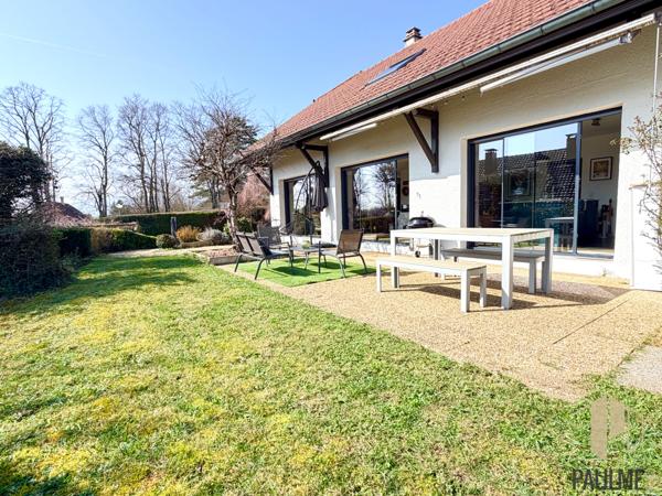 Sergy (01630) EXCLUSIVITÉ – MAISON INDIVIDUELLE 5 CHAMBRES AVEC PISCINE – TERRAIN 1300 m² – SERGY – PROCHE GENÈVE