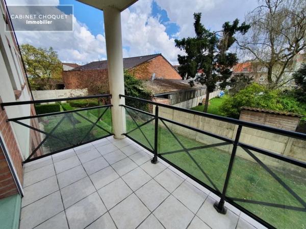 F2 AVEC BALCON & PARKING A LOUER - LOMME-LAMBERSART - 46.5 m 2 - 764 € charges comprises par mois