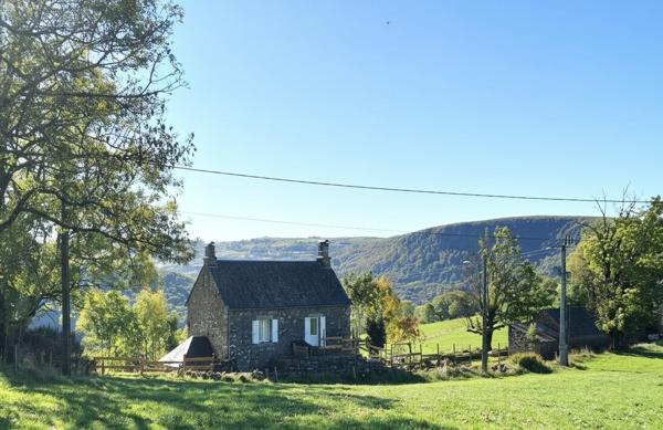 Maison en pierre avec source, dépendances et vue panoramique , Menet (15400)