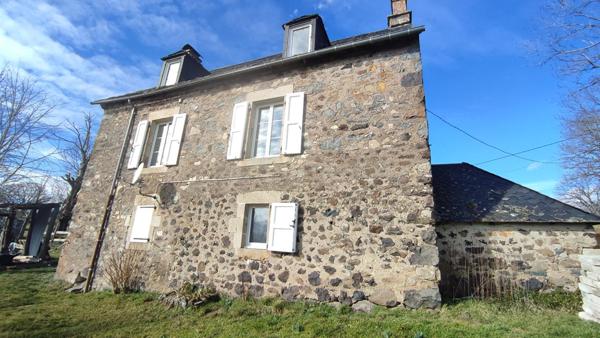 Maison en pierre avec source, dépendances et vue panoramique , Menet (15400)
