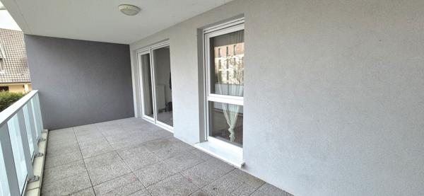 Beau 2 pièces de 42 m² avec terrasse et parking couvert