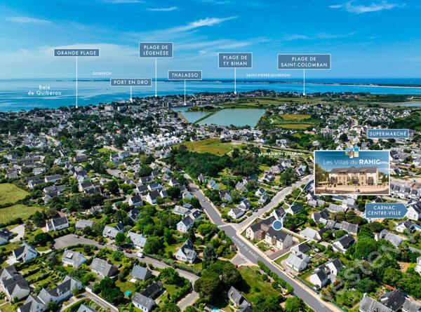 Dernière opportunité ! Appartement Carnac - 3 pièces en rez de jardin, entre le bourg et les plages de Carnac