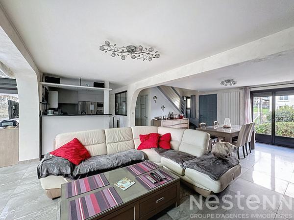 Maison familiale, jardin clos et sous-sol total, 4 chambres, 117m² - Hennebont