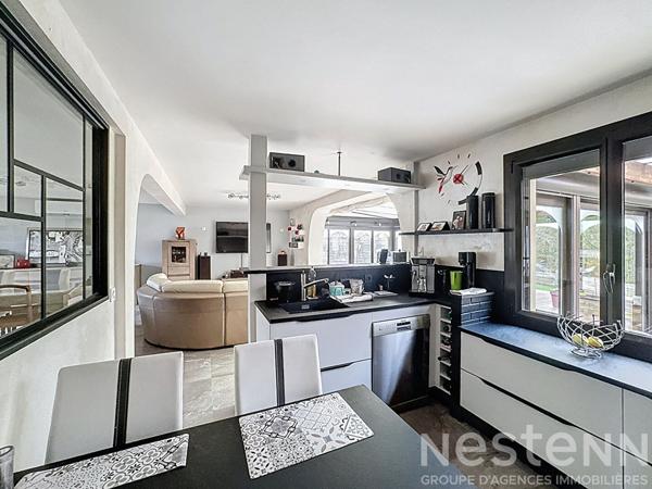 Maison familiale, jardin clos et sous-sol total, 4 chambres, 117m² - Hennebont