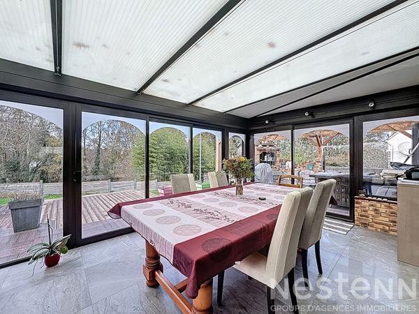 Maison familiale, jardin clos et sous-sol total, 4 chambres, 117m² - Hennebont