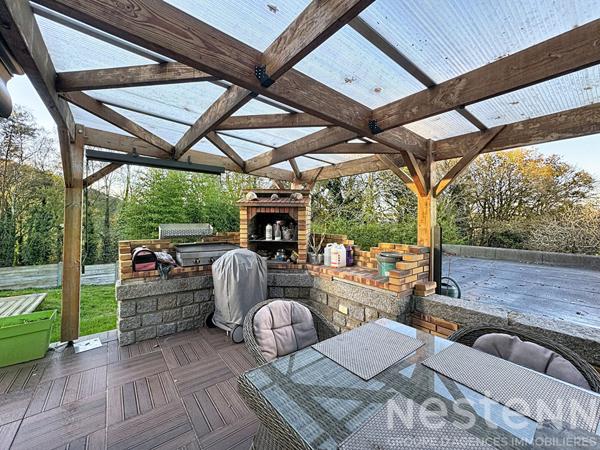 Maison familiale, jardin clos et sous-sol total, 4 chambres, 117m² - Hennebont