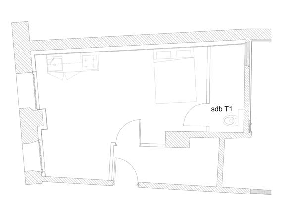 Appartement à louer de 1 pièce de 24 m²