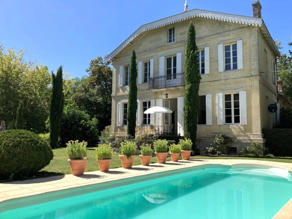 Maison de maître avec parc, piscine et accès rivière – Entre Bordeaux, Saint-Émilion et Bergerac