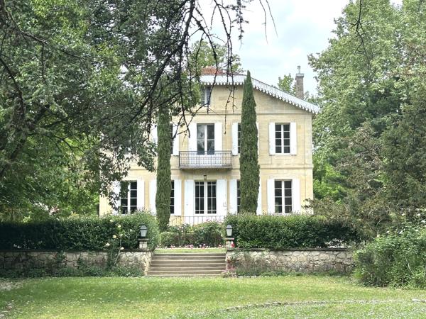 Maison de maître avec parc, piscine et accès rivière – Entre Bordeaux, Saint-Émilion et Bergerac