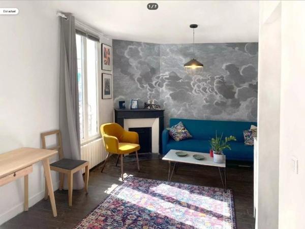 Appartement à vendre |  Saint-Ouen |  2 pièces | 37 m²