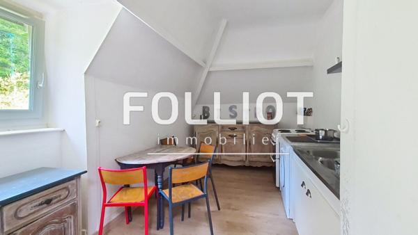 A vendre Saint Jean le Thomas Immeuble avec local commercial, deux appartements, jardin et garage