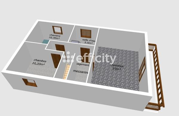 Maison 5 pièces - 115 m² Exclusivité efficity