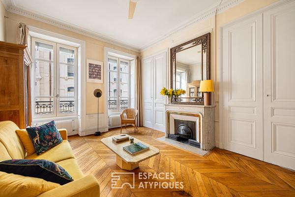 Bel appartement bourgeois au coeur du quartier d’Ainay