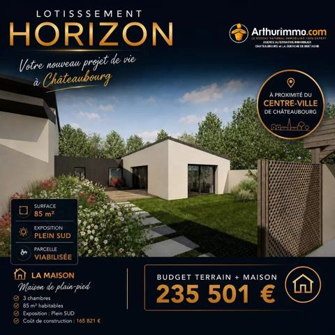 Vente                                                      Maison
                        
                                         85 m2                     à Châteaubourg
