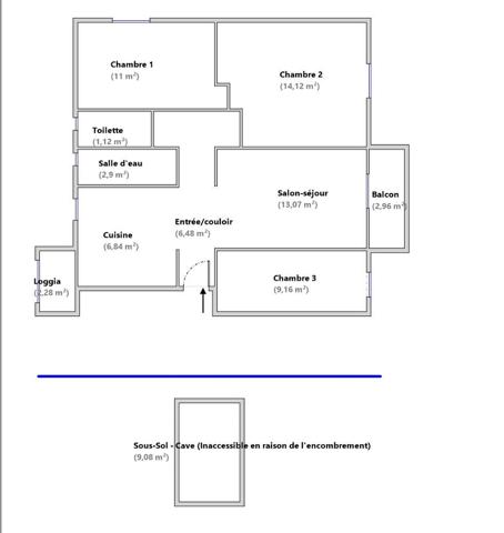 Appartement à vendre 4 pièces 65 m² Marseille 13