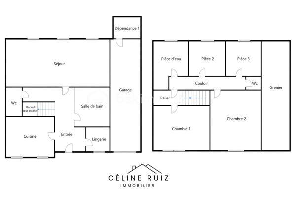 Maison à très fort potentiel située au cœur de Beaucouzé, à proximité immédiate des commerces, écoles et transports en commun.
Cette maison offre une base très qualitative avec de très beaux volumes et un potentiel rare sur le secteur.

Des projections d’aménagement ont été réalisées ainsi que des devis estimatifs de travaux afin de proposer un véritable projet clé en main permettant d’optimiser le budget rénovation tout en valorisant pleinement le bien.

Au rez-de-chaussée d’environ 90 m², vous découvrirez une GRANDE PIECE DE VIE LUMINEUSE de plus de 40 m², sans vis-à-vis, ouverte sur un jardin exposé plein sud, également sans vis-à-vis.
La cuisine attenante de plus de 20 m² (avec ouverture existante vers la pièce de vie) laisse entrevoir la création d’un superbe espace de vie de plus de 60 m².

Le rez-de-chaussée dispose également d’une salle de bain avec douche et balnéo ainsi que d’un espace buanderie pouvant être repensé afin de créer une chambre de de plain-pied en conservant un coin buanderie. (Plan réalisé).

À l’étage, d’une surface au sol d’environ 90 m², la maison propose actuellement DEUX TRES GRANDES chambres d’environ 19 m² chacune, une salle d’eau, un WC ainsi que deux pièces mansardées.

Son potentiel est tout aussi intéressant dans le cadre d’une rénovation optimisée avec la possibilité d’aménager :
- TROIS CHAMBRES d’environ 14 m² chacune
- une salle de douche 
- un WC indépendant
- Un vaste espace mansardé de plus de 40 m² pouvant accueillir un bureau, une salle de jeux, un espace détente ou une pièce complémentaire selon les besoins.

La maison bénéficie également d’un garage d’environ 33 m² surmonté d’un grenier/mezzanine offrant près de 60 m² exploitables supplémentaires.

Cet espace peut permettre la création d’un logement locatif très recherché sur le secteur tout en conservant une zone de stockage, ou être intégré à l’habitation principale afin de développer une surface exploitable totale de plus de 260 m² au sol.

À l’extérieur, la propriété dispose d’un espace à l’avant permettant le stationnement facile de deux véhicules.
Vous profiterez également d’un agréable jardin à l’arrière, sans vis-à-vis et parfaitement exposé.

Autre atout majeur : l’ensemble des rénovations déjà réalisées l’a été avec des matériaux et prestations de qualité :
- isolation performante
- fenêtres récentes et performantes
- velux neufs
- volets roulants électriques avec domotique
- climatisation réversible installée dans toute la maison

Une maison aux volumes rares, offrant un cadre de vie confortable et un potentiel exceptionnel.
Les plans réalisés ainsi que les devis estimatifs vous permettront de vous projeter sereinement dans ce projet. 

Contactez-moi.