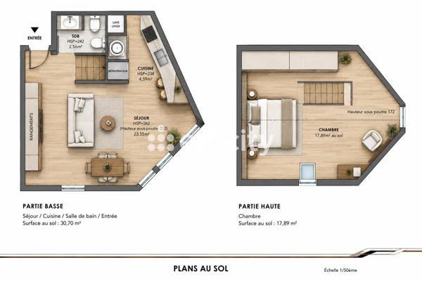 Appartement
         2 pièces
        - 31 m² 435 750 € *