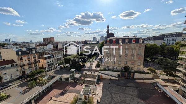 Colombes Centre – Appartement 5 pièces – 77 m² – Balcons – Cave – Box