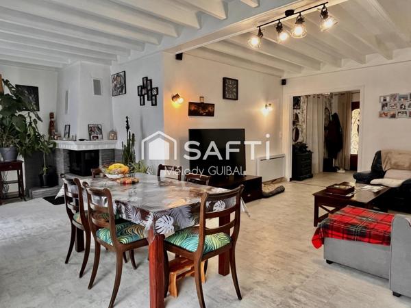 À Saujon, maison de plain-pied de 87 m2 sur parcelle de 510 m2, garage