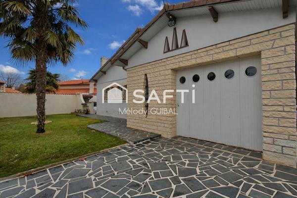 À Saujon, maison de plain-pied de 87 m2 sur parcelle de 510 m2, garage