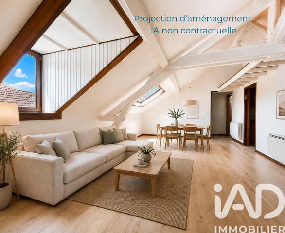 Appartement à vendre 3 pièces 61 m² Taverny