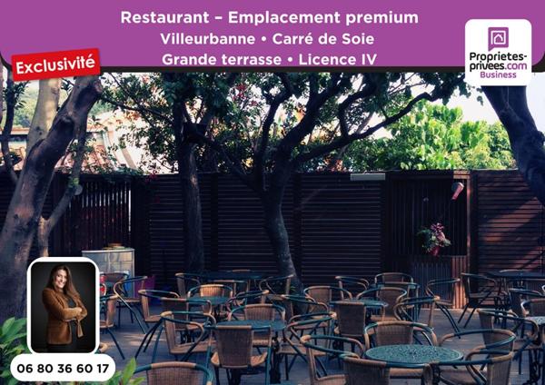 VILLEURBANNE - RESTAURANT 200 COUVERTS, TERRASSE, Emplacement premium