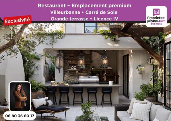 VILLEURBANNE - RESTAURANT 200 COUVERTS, TERRASSE, Emplacement premium