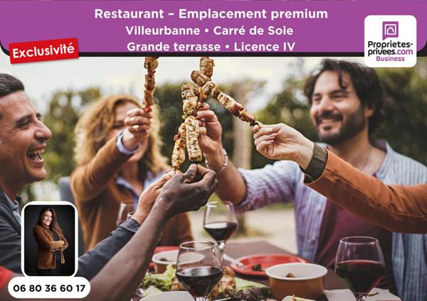 VILLEURBANNE - RESTAURANT 200 COUVERTS, TERRASSE, Emplacement premium