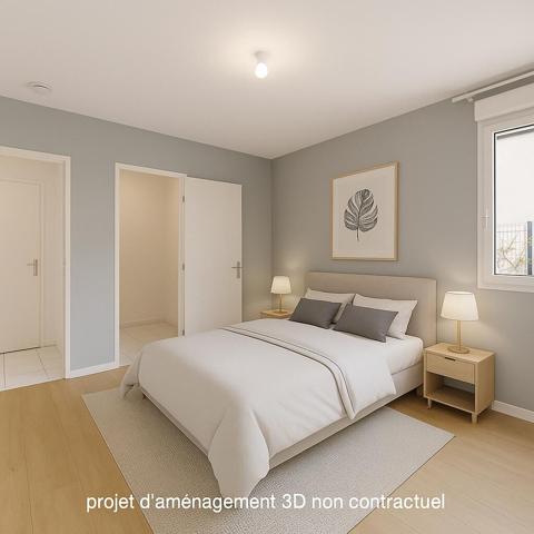 TOULOUSE - Charmant appartement T2 - 42m² avec jardin 60m² et parking en sous-sol