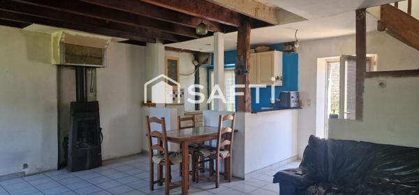 Maison de campagne avec sa longère à rénover