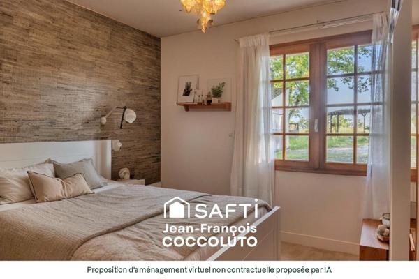 Maison 4 chambres avec parc et piscine