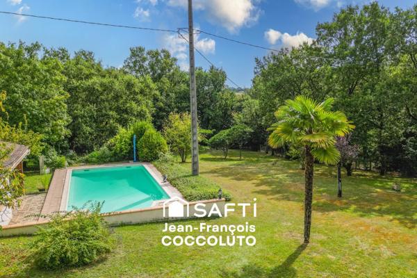 Maison 4 chambres avec parc et piscine