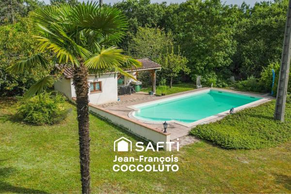 Maison 4 chambres avec parc et piscine