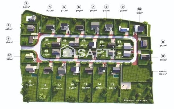 Des terrains prêts à bâtir : viabilisés, tout-à-l’égout, et une vue exceptionnelle