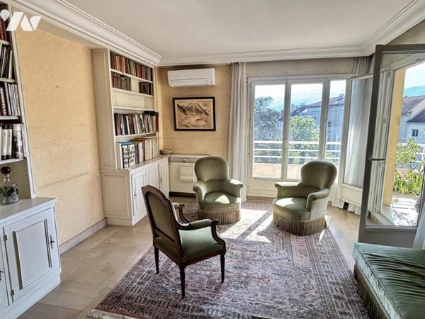 4p+c, vue massif de Belledonne, terrasse, grand garage