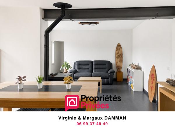 Maison rénovée avec extérieurs en centre-ville