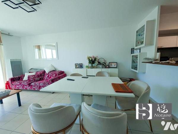 Antibes, 3 pièces avec terrasse et double garage, 4e étage, secteur recherché, DPE B