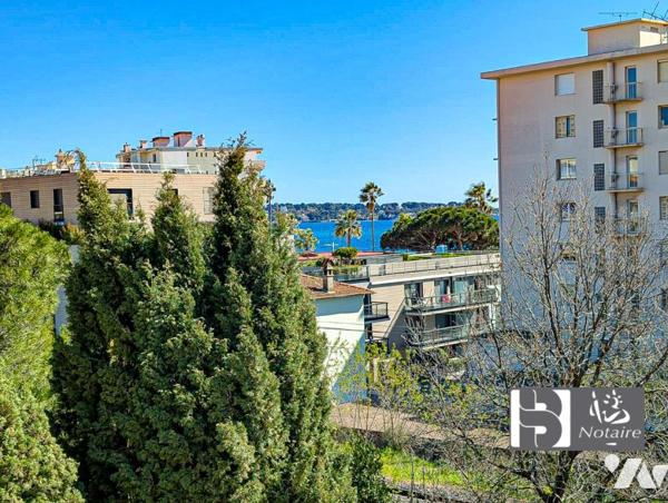 Antibes, 3 pièces avec terrasse et double garage, 4e étage, secteur recherché, DPE B