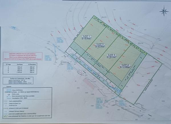 Terrain à vendre   (16) Viabilisé de 853 m2