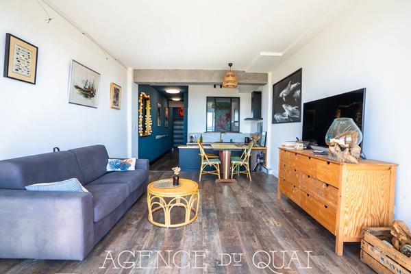 Appartement T2 à vendre sur la corniche de Concarneau vue mer, rénové , Concarneau