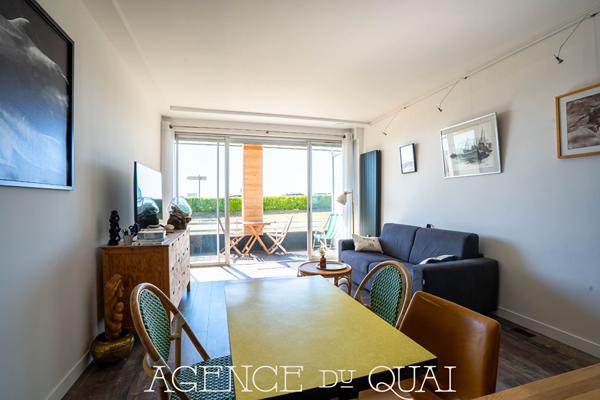 Appartement T2 à vendre sur la corniche de Concarneau vue mer, rénové , Concarneau